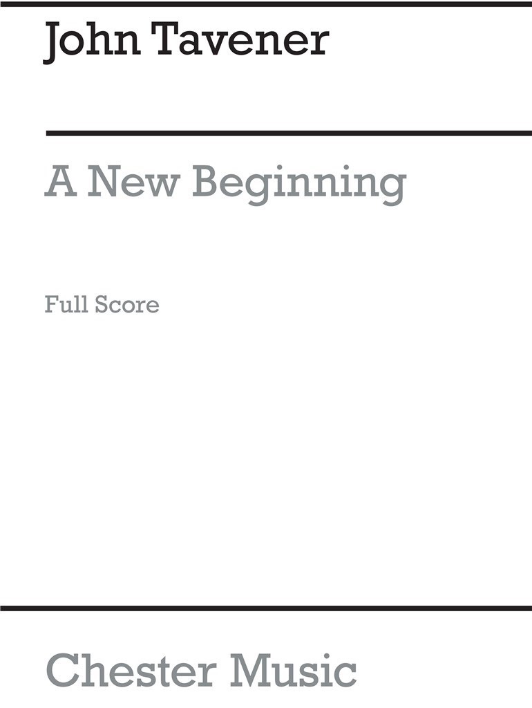 A New Beginning Full Score